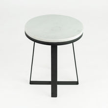 Load image into Gallery viewer, Iseo White Marble End Table