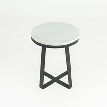 Load image into Gallery viewer, Iseo White Marble End Table