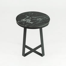 Load image into Gallery viewer, Iseo Black Marble End Table
