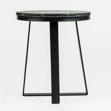 Load image into Gallery viewer, Iseo Black Marble End Table