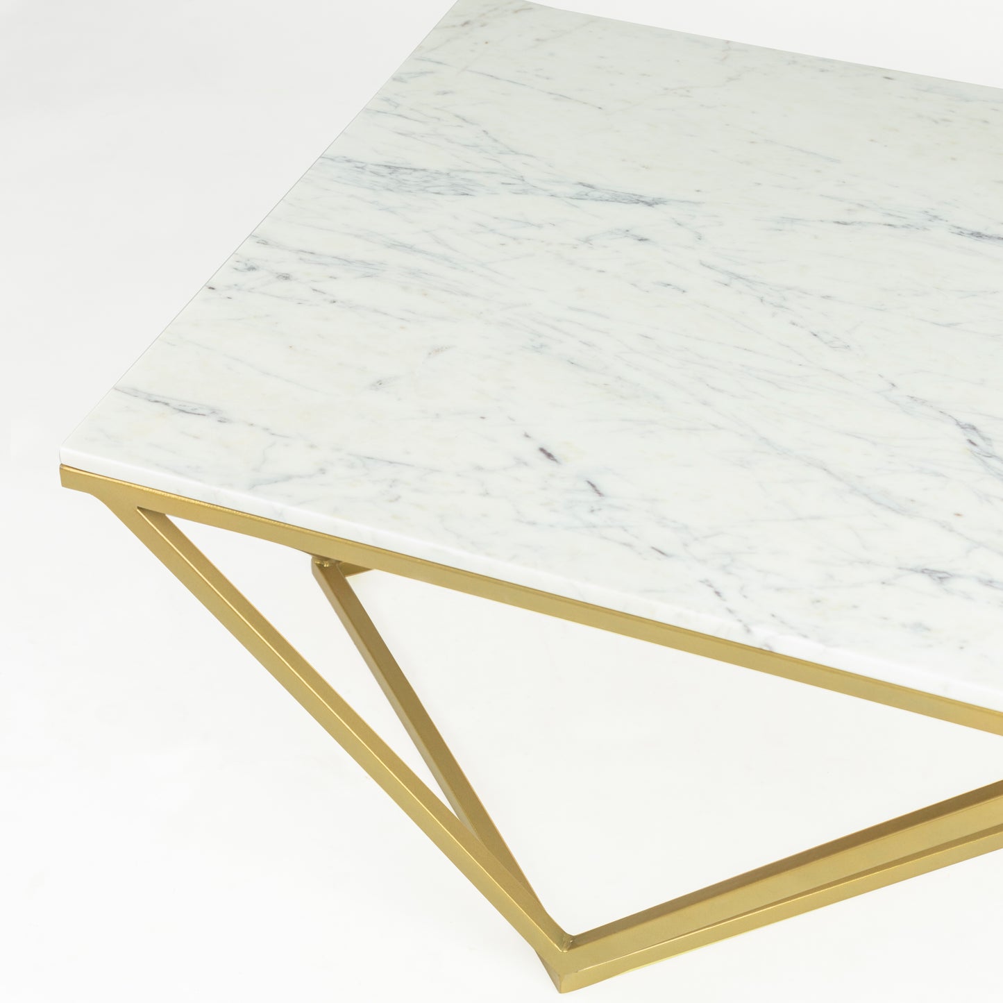 Stella White Marble Coffee Table