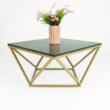 Load image into Gallery viewer, Stella Green Marble Coffee Table