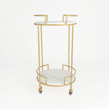 Load image into Gallery viewer, Oro Marble Bar Cart