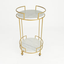 Load image into Gallery viewer, Oro Marble Bar Cart