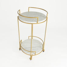 Load image into Gallery viewer, Oro Marble Bar Cart