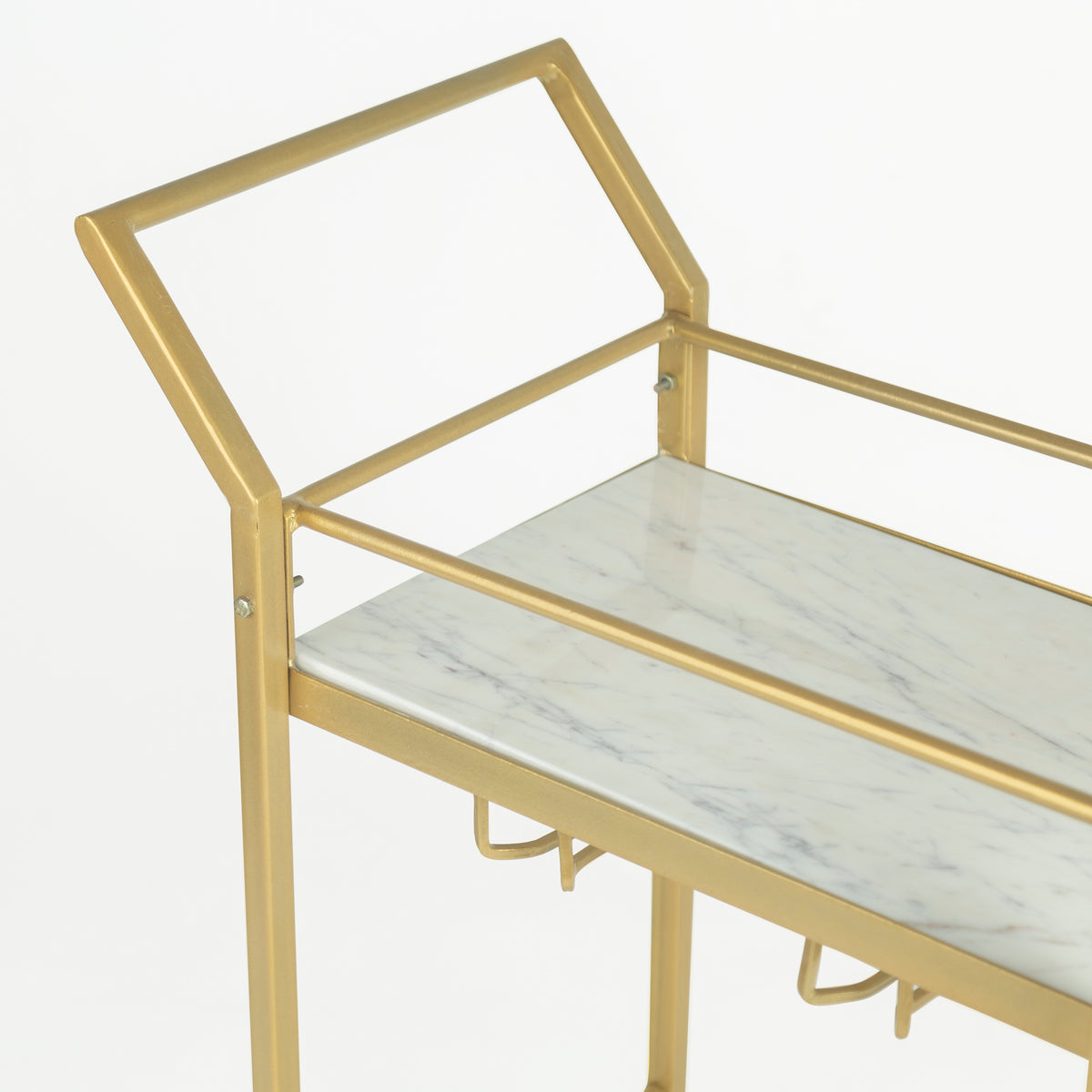 Leopold Marble Bar Cart