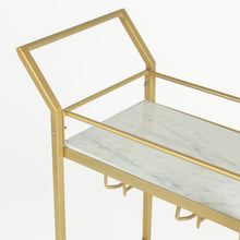 Load image into Gallery viewer, Leopold Marble Bar Cart