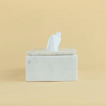 Load image into Gallery viewer, Bianco Marble Tissue Box