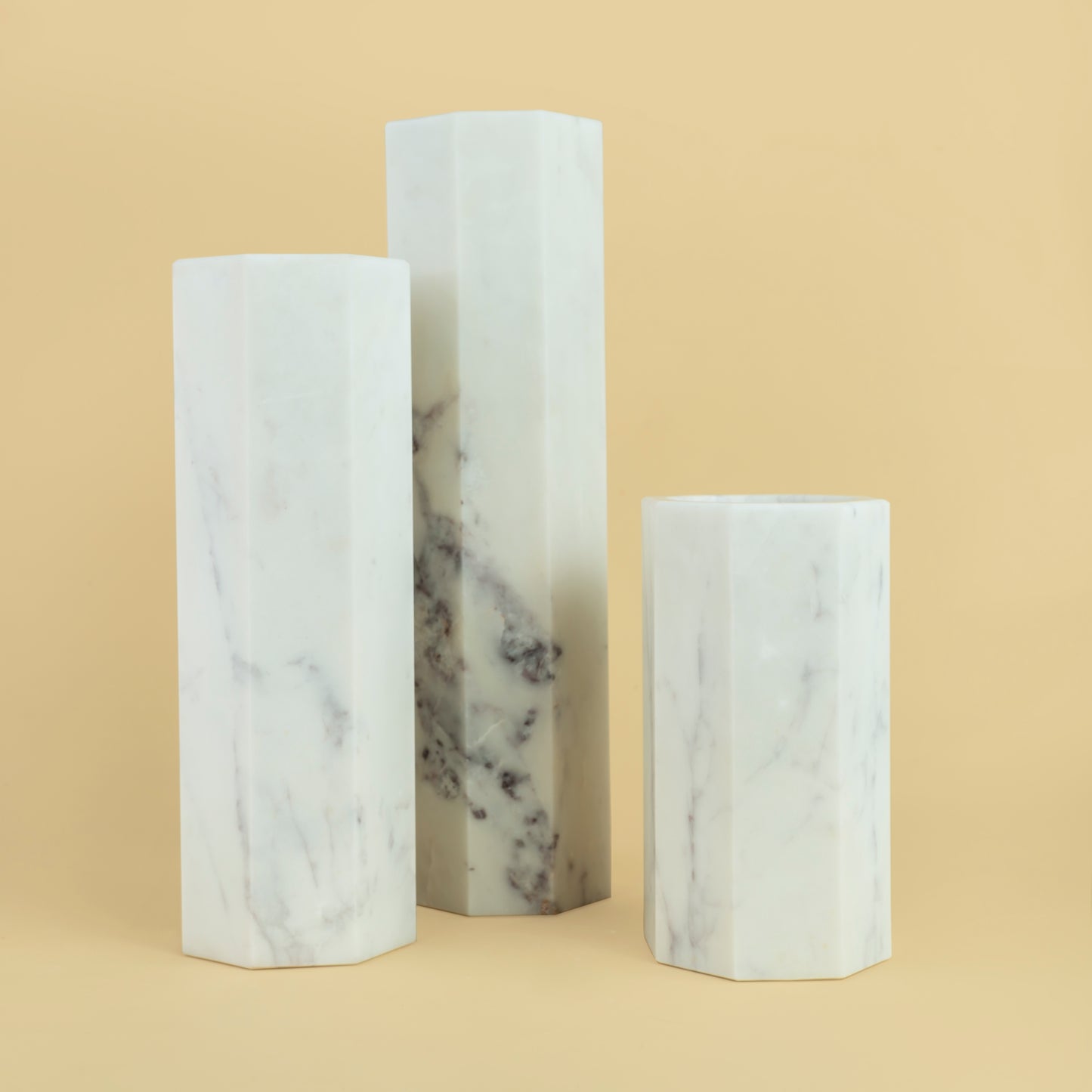 Albris Marble Vase Set-3