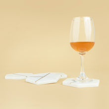 Load image into Gallery viewer, Hexa Marble Coasters