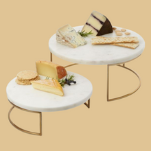 Load image into Gallery viewer, Noir Marble Nesting Servers