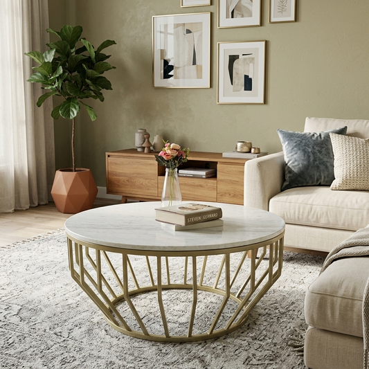 Capri Marble Coffee Table