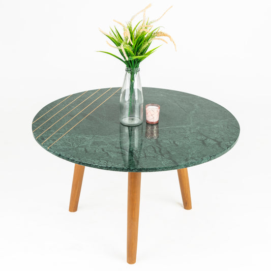 Orta Green Mable Coffee Table