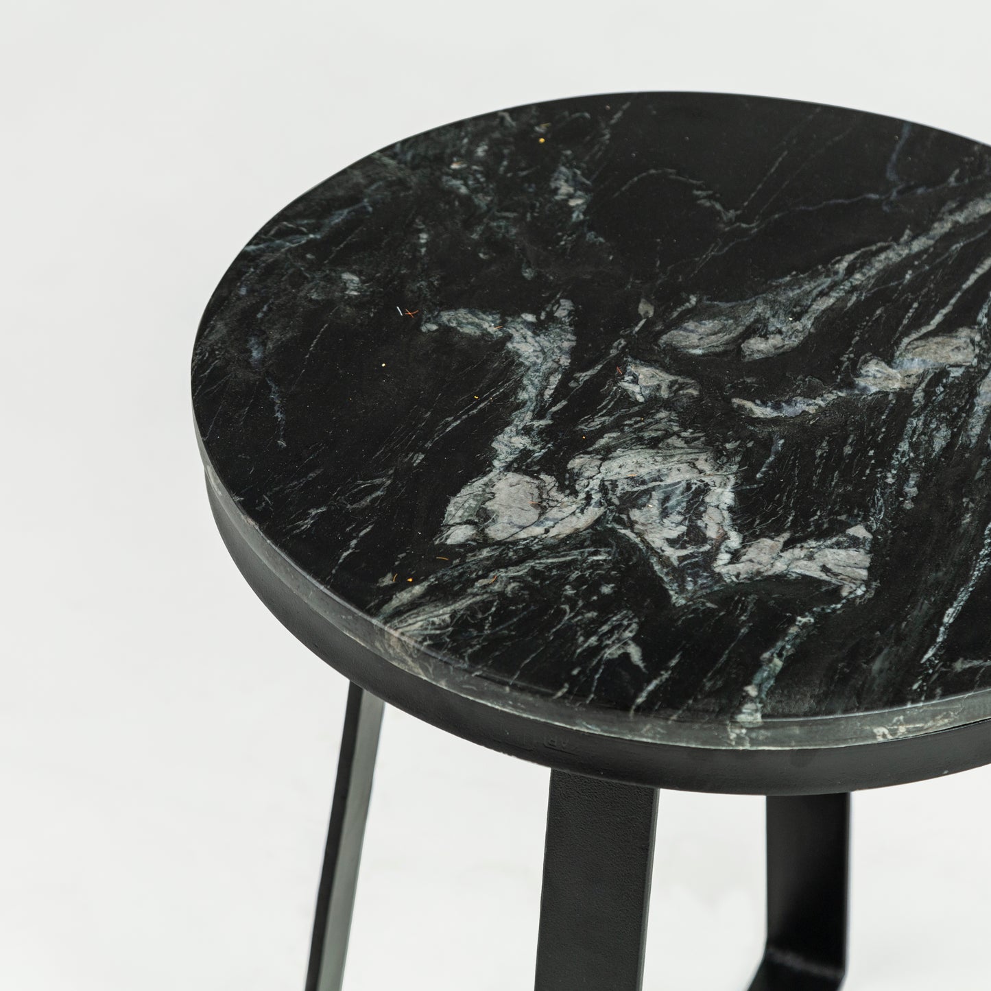 Iseo Black Marble End Table