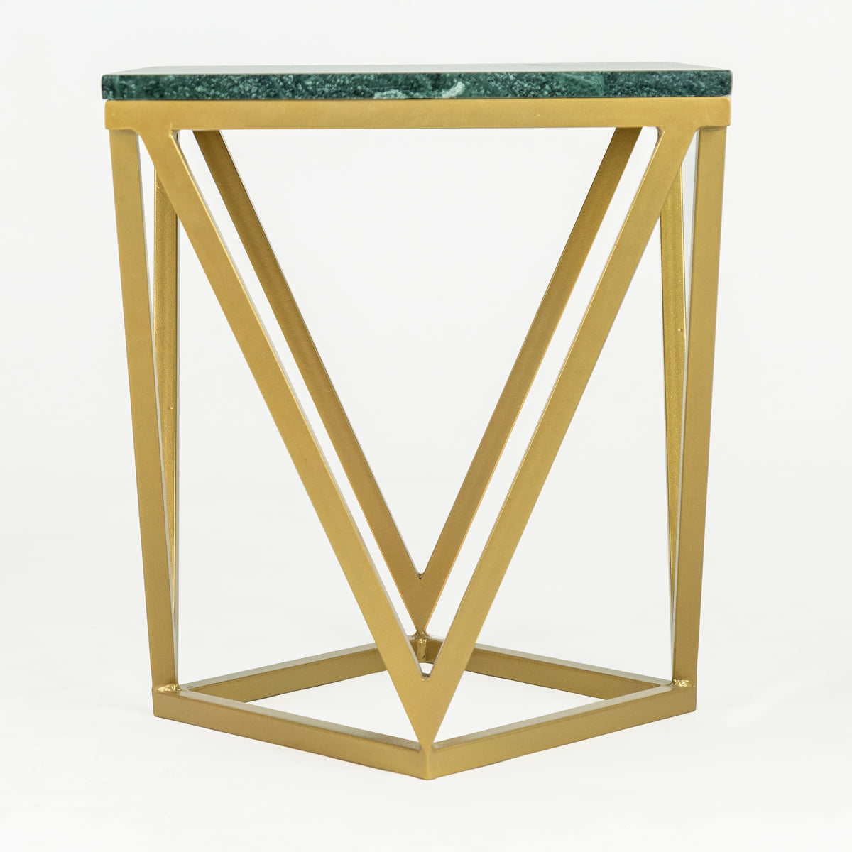 Stella Green Marble End Table