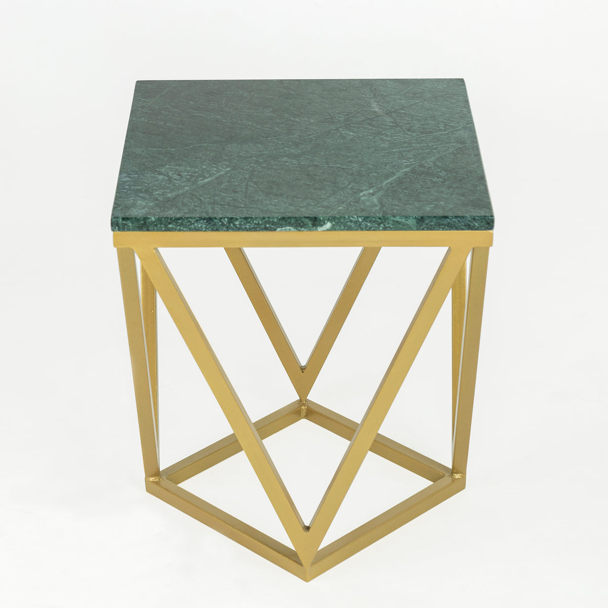 Stella Green Marble End Table
