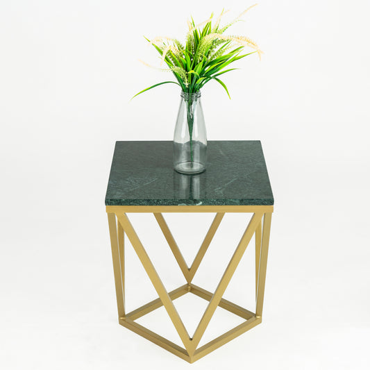 Stella Green Marble End Table