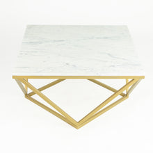 Load image into Gallery viewer, Stella White Marble Coffee Table
