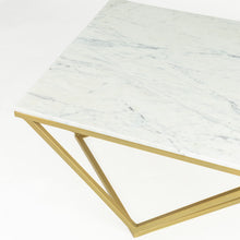 Load image into Gallery viewer, Stella White Marble Coffee Table
