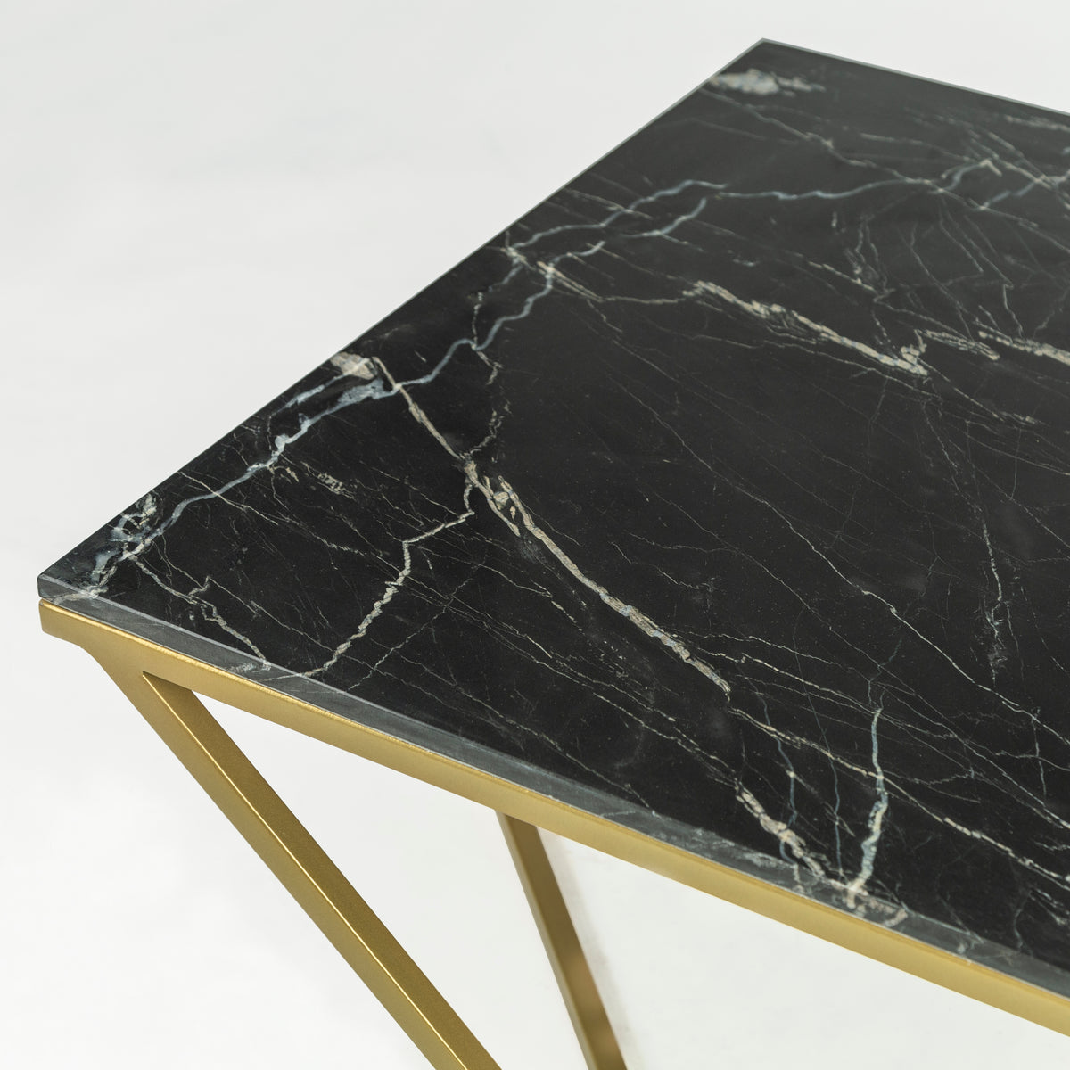 Stella Black Marble Coffee Table