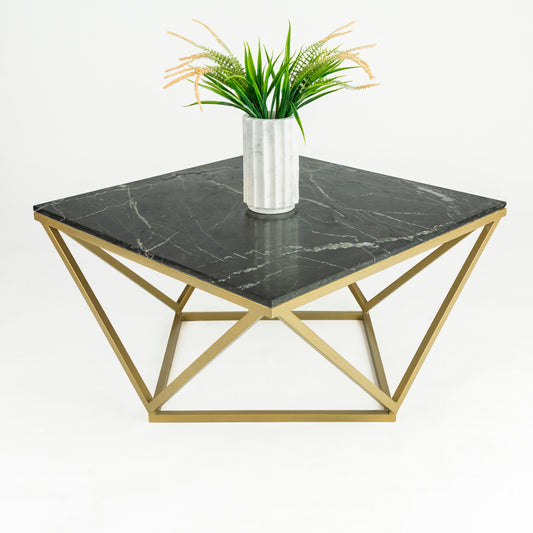 Stella Black Marble Coffee Table
