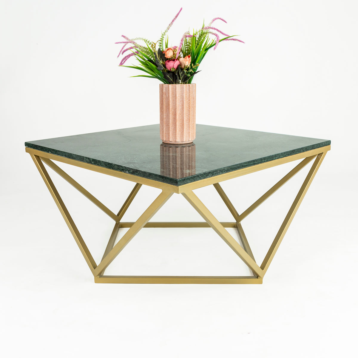 Stella Green Marble Coffee Table