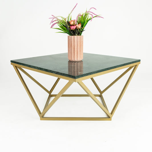 Stella Green Marble Coffee Table