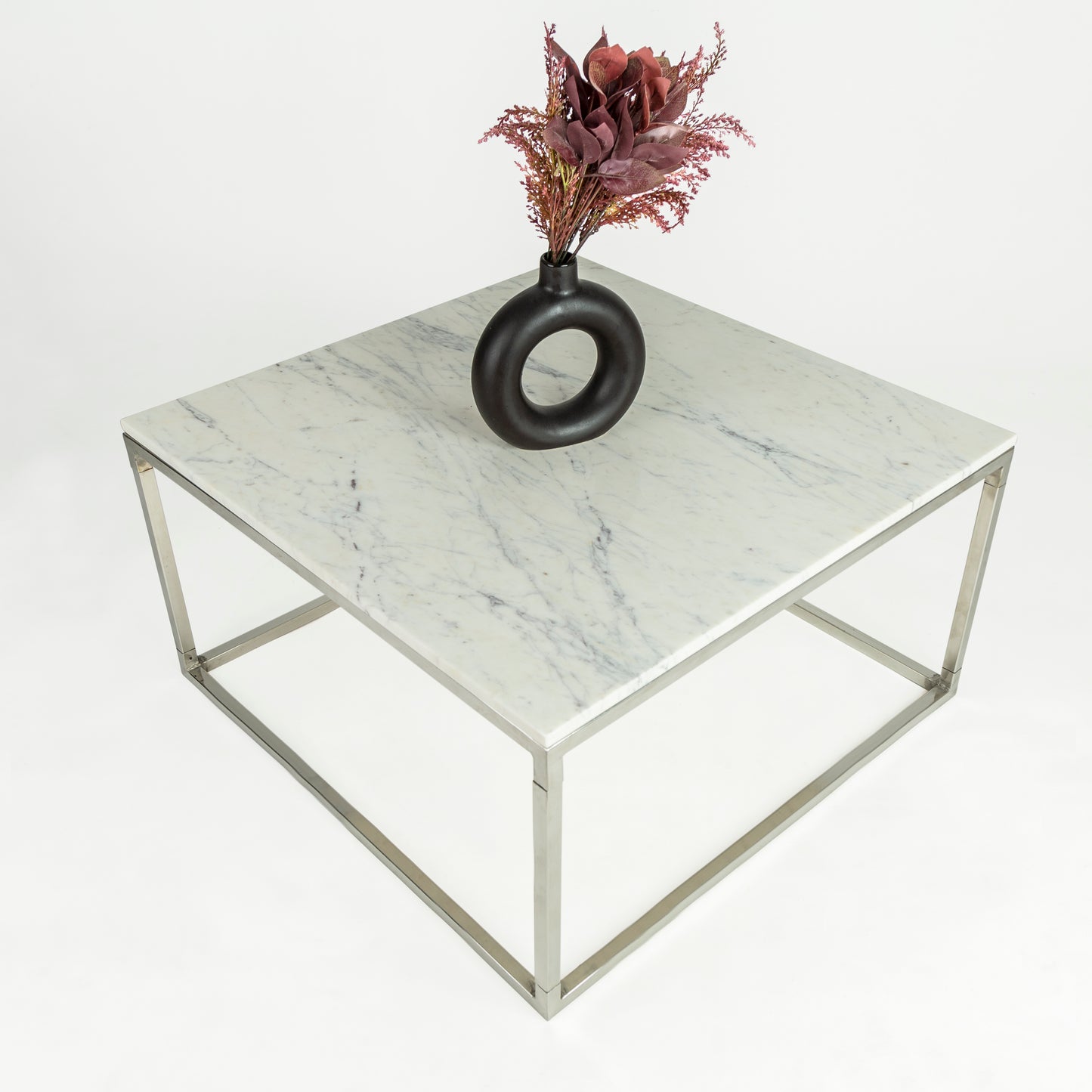 Minimo White Mable Coffee Table