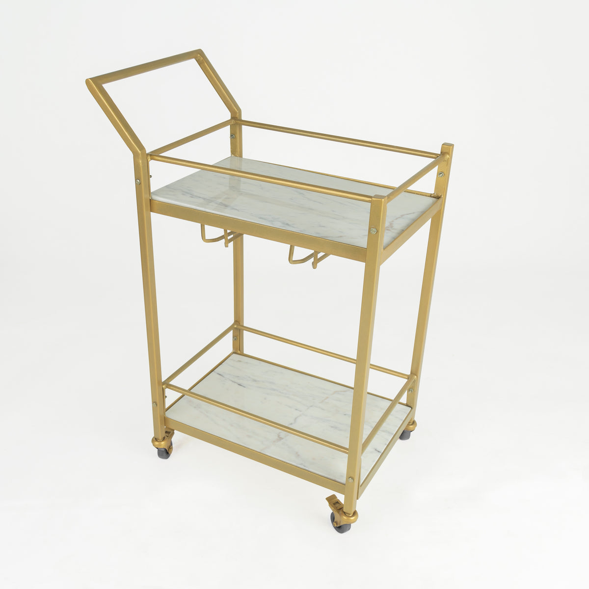 Leopold Marble Bar Cart
