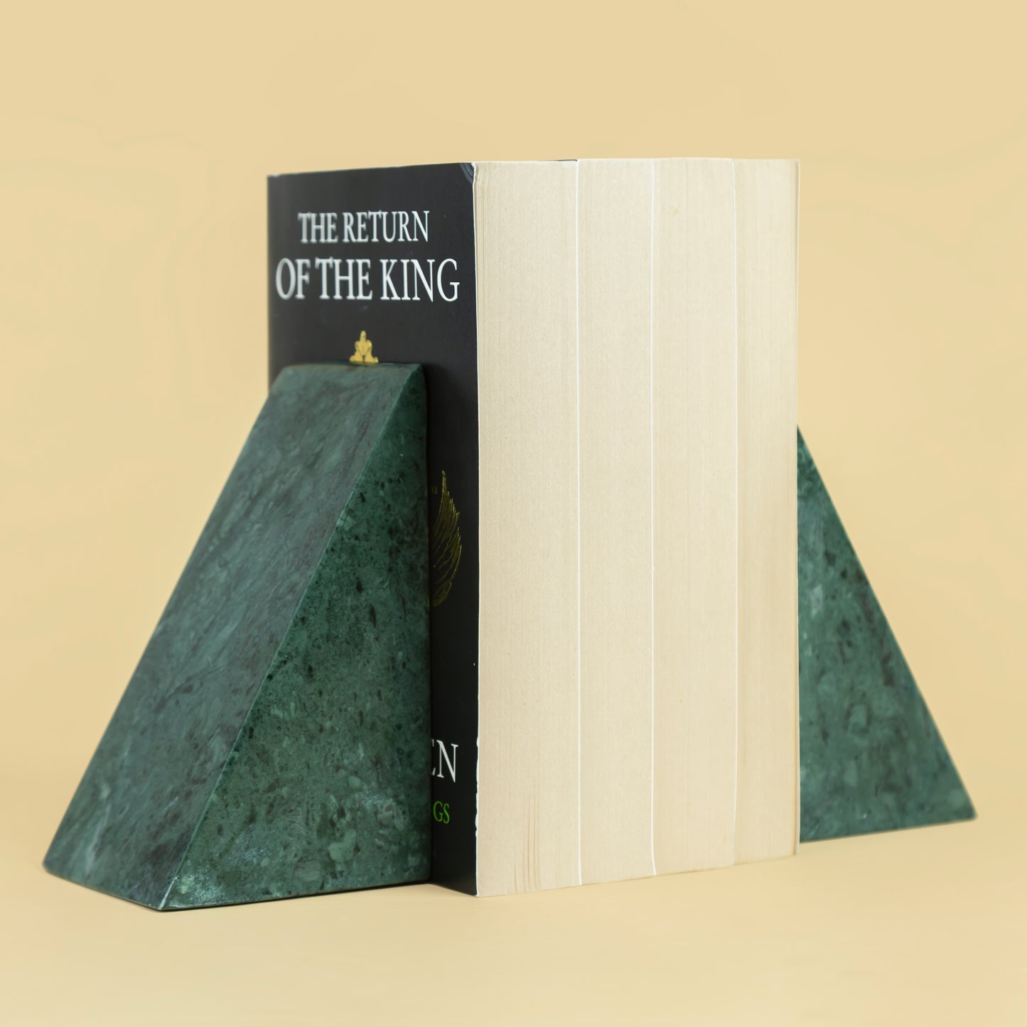 Vial Marble Bookends