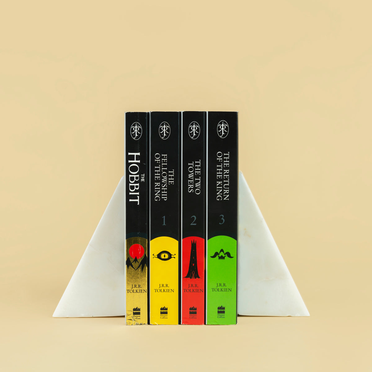 Vial Marble Bookends