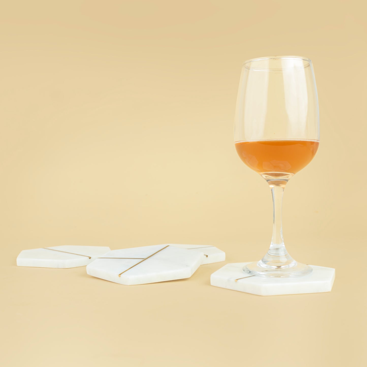 Hexa Marble Coasters