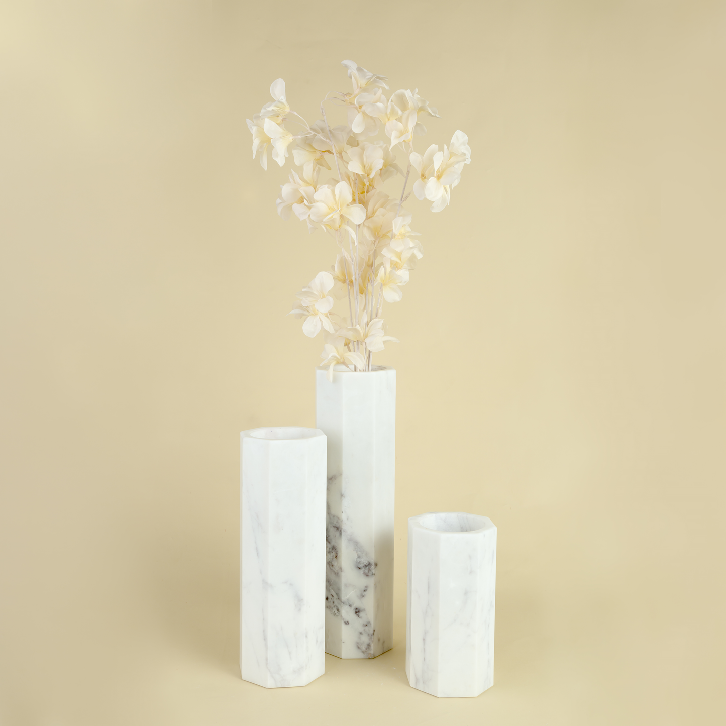 Albris Marble Vase Set-3