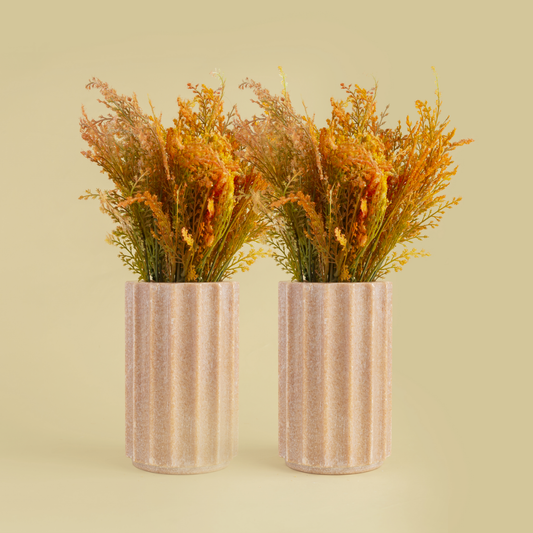 Viola Marble Vase Set-2