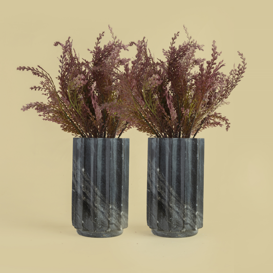 Viola Marble Vase Set-2